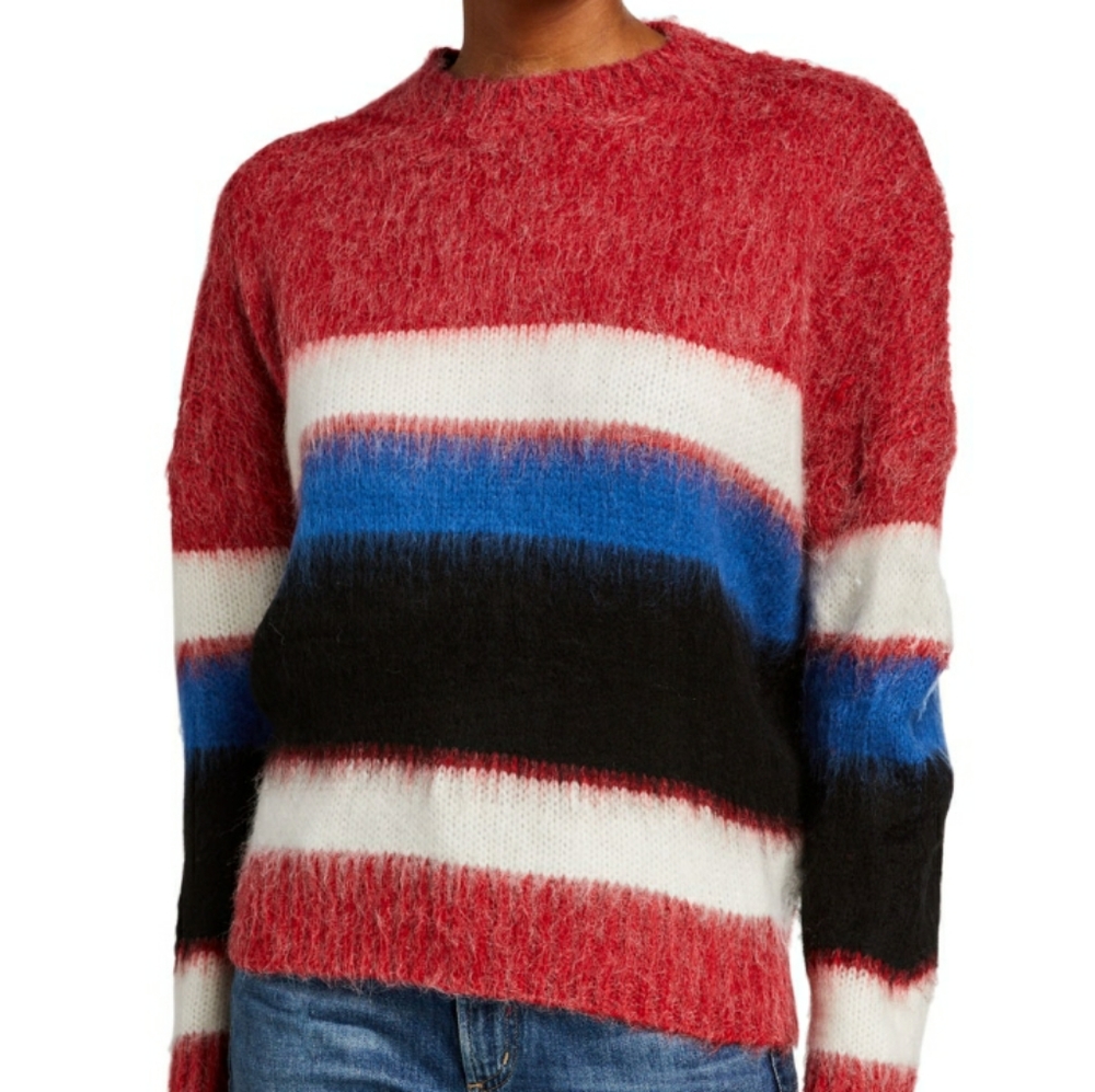 Raga Braelyn striped knit sweater sz small